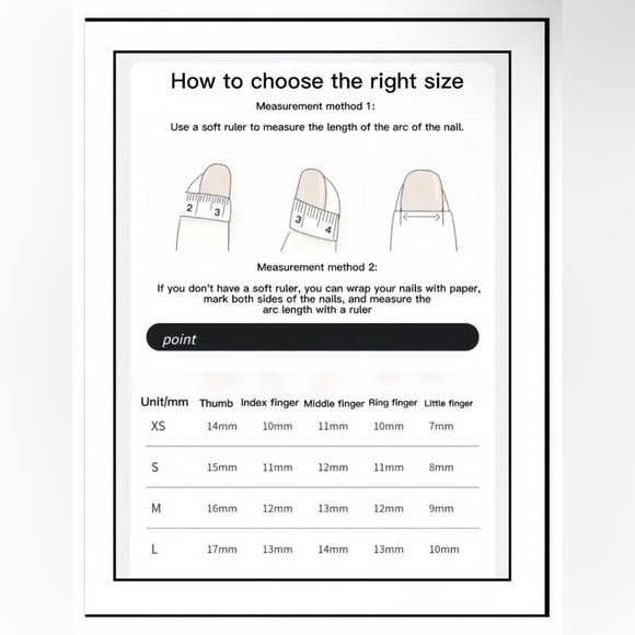 Handmade Kuromi Press On Nails 10pcs Size S - Picture 5 of 5